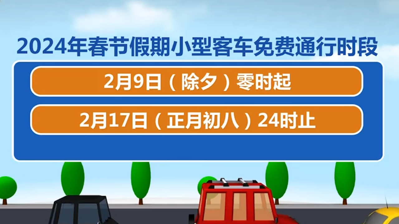 “高速免费日期2022春节” 高速公路免费2021年春节具体时间？-第3张图片