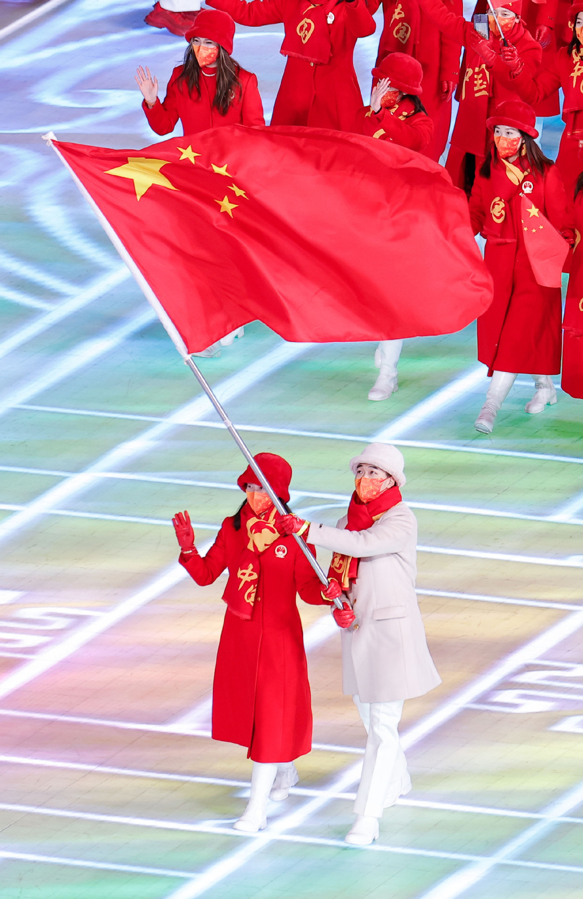 「2022年冬残奥会闭幕式旗手」〃残奥会开幕式国旗-第1张图片